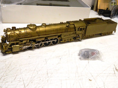 HO,Hallmark Models,brass Wabash 0-1,4-8-4 steam loco, mint in orig box.Excellent