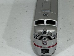 N scale Kato #106-2101 CB&Q E8/E9 A+A Locomotive set NEW Test Ran 3.1.1