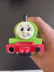 Vintage ERTL Percy The Small Engine 7” Die Cast Pull Back Train Working 1987
