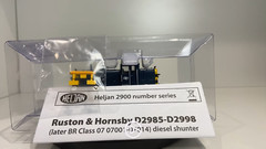 Heljan 29021 Class 07 D2992 BR Blue with Wasp Stripes and Air Brakes DCC Ready