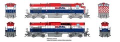 Rapido HO M420 + M420B (DC/DCC/Sound): BCR – Red, White & Blue Scheme: #644 + #6