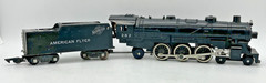 Gilbert American Flyer S Gauge #282 Pacific Loco/Tender Runs/Smokes/Choo-Choos