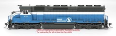 Broadway Limited HO 9803 Great Northern Railway #424 EMD SD45 Diesel Locomotive