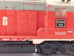 *READ Mantua Tyco HO Scale Burlington Route Gp-30 Locomotive 5628 PARTS REPAIR 1