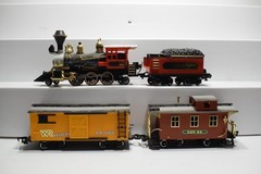 NEW BRIGHT DENVER EXPRESS G GAUGE 1:22.5 SCALE 4PC LOT FOR PARTS REPAIR RESTORE