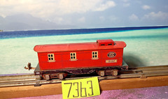 LIONEL#1682 Tinplate Caboose ,O Gauge