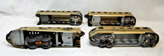 American Flyer 9900 Burlington Zephyr Set with Tracks Plus More Vintage XM1622