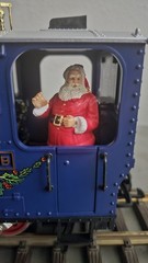 LGB LEHMANN 24201 CHRISTMAS SANTA CLAUS BLUE 0-4-0 STEAM ENGINE EXTREMELY RARE