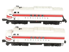 Lionel 6-24511 O Gauge Burlington FT AA Diesel Locomotive Set #113A/113D EX/Box