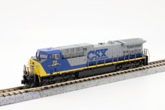 KATO 176-7044-S N SCALE CSX GE AC4400CW FACTORY INSTALLED DCC/SOUND RD. #111.