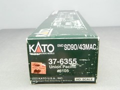 HO 1/87 DCC & SOUND Kato #37-6355 SD90/43MAC Diesel Loco WESTERN #267 Repainted