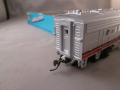 HO Athearn DC Super Powered SANTA FE F7A Red-Silver Passenger Diesel Locomotive