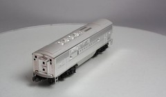Lionel 6-8062 O Burlington F-3 B-Unit Chrome Non-Powered Diesel Locomotive #8062