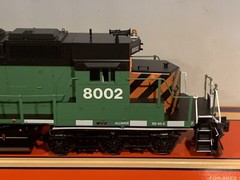 LIONEL BURLINGTON NORTHERN SD40-2 NON-POWERED DIESEL ENGINE 2233529! O SCALE BN