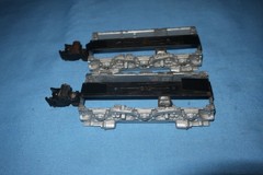 2 American Flyer Diesel Alco Rear Side Frames w/Knuckle Couplers
