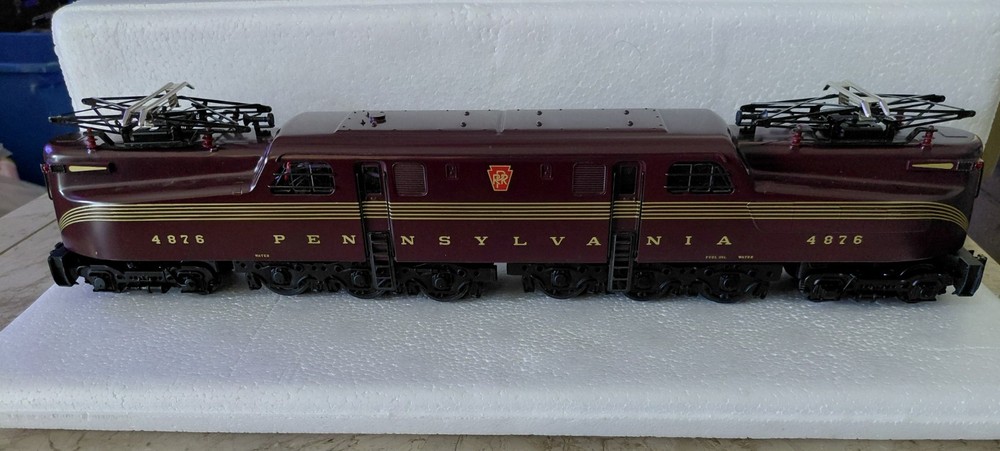 Weaver 3 Rail PRR Pennsylvania Tuscan Red O Scale Brass GG-1 Electric Locomotive