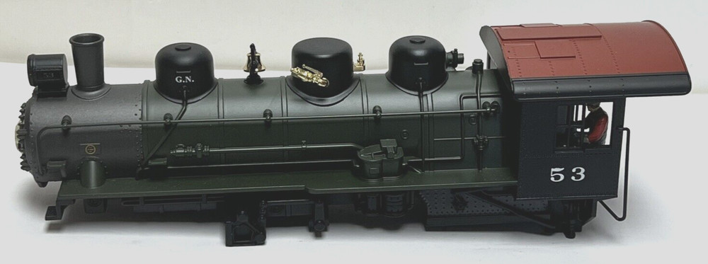 MTH O-GAUGE 0-6-0 IMPERIAL USRA STEAM SWITCHER W/PROTO SOUND 2.0 #53 SHELL ONLY
