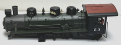 MTH O-GAUGE 0-6-0 IMPERIAL USRA STEAM SWITCHER W/PROTO SOUND 2.0 #53 SHELL ONLY