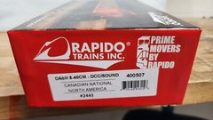 RAPIDO 400507 Canadian National GE Dash 8-40CM Draper Taper 2443 w/Sound & DCC