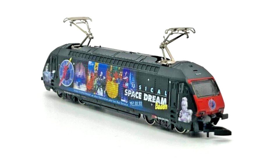 Z Marklin 88453 Swiss Class 460 SBB Electric Loco 5-pole LED (tested) jewel case